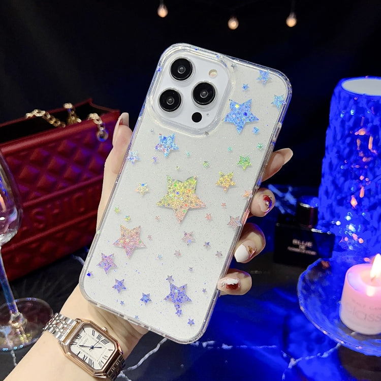 جراب هاتف من مادة TPU لامعة من سلسلة ليتل ستار، مناسب لأجهزة iPhone 13 Pro وiPhone 13 Pro Max وiPhone 12 وiPhone 12 Pro