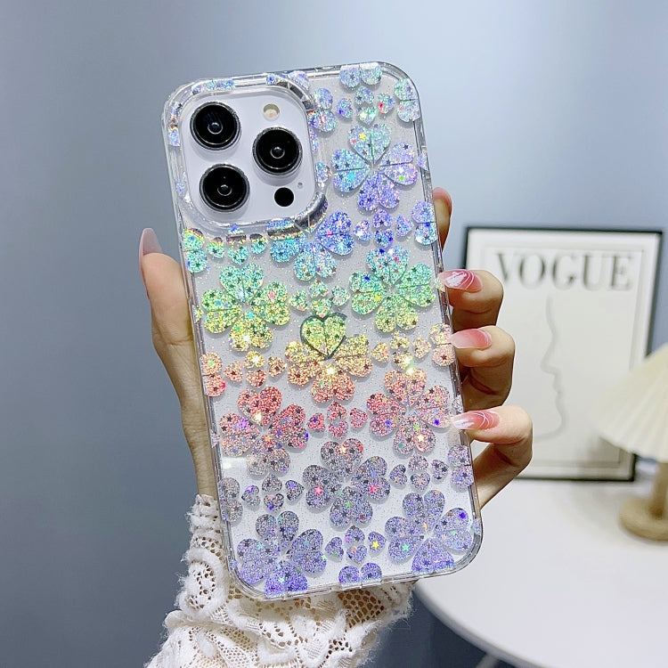 جراب هاتف من مادة TPU لامعة من سلسلة ليتل ستار، مناسب لأجهزة iPhone 13 Pro وiPhone 13 Pro Max وiPhone 12 وiPhone 12 Pro
