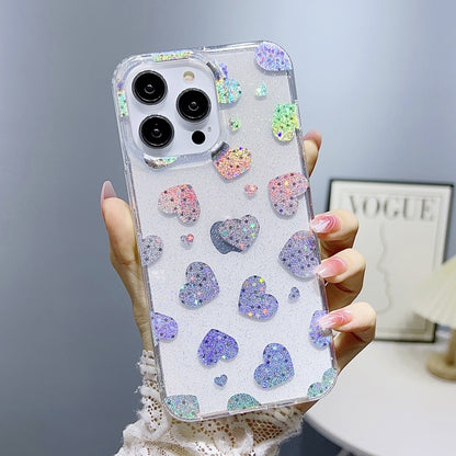 جراب هاتف من مادة TPU لامعة من سلسلة ليتل ستار، مناسب لأجهزة iPhone 13 Pro وiPhone 13 Pro Max وiPhone 12 وiPhone 12 Pro