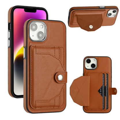 Shockproof Leather Phone Case with Card Holder, For iPhone 14, For iPhone 15 Pro Max, For iPhone 15 Pro, For iPhone 14 Plus, For iPhone 14 Pro, For iPhone 15 Plus, For iPhone 15, For iPhone 14 Pro Max