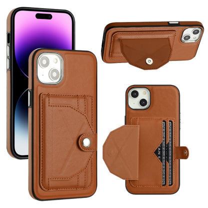 Shockproof Leather Phone Case with Card Holder, For iPhone 14, For iPhone 15 Pro Max, For iPhone 15 Pro, For iPhone 14 Plus, For iPhone 14 Pro, For iPhone 15 Plus, For iPhone 15, For iPhone 14 Pro Max