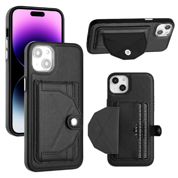 Shockproof Leather Phone Case with Card Holder, For iPhone 14, For iPhone 15 Pro Max, For iPhone 15 Pro, For iPhone 14 Plus, For iPhone 14 Pro, For iPhone 15 Plus, For iPhone 15, For iPhone 14 Pro Max