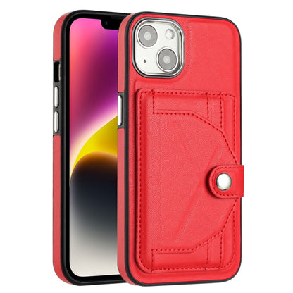 Shockproof Leather Phone Case with Card Holder, For iPhone 13, For iPhone 13 Pro, For iPhone 13 Pro Max, For iPhone 12 / 12 Pro, For iPhone 12 Pro Max, For iPhone 11, For iPhone 11 Pro, For iPhone 11 Pro Max