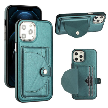 Shockproof Leather Phone Case with Card Holder, For iPhone 13, For iPhone 13 Pro, For iPhone 13 Pro Max, For iPhone 12 / 12 Pro, For iPhone 12 Pro Max, For iPhone 11, For iPhone 11 Pro, For iPhone 11 Pro Max
