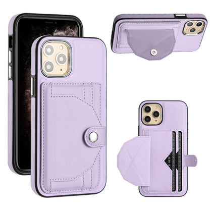 Shockproof Leather Phone Case with Card Holder, For iPhone 13, For iPhone 13 Pro, For iPhone 13 Pro Max, For iPhone 12 / 12 Pro, For iPhone 12 Pro Max, For iPhone 11, For iPhone 11 Pro, For iPhone 11 Pro Max