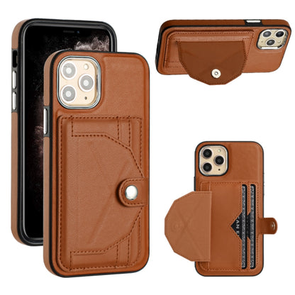 Shockproof Leather Phone Case with Card Holder, For iPhone 13, For iPhone 13 Pro, For iPhone 13 Pro Max, For iPhone 12 / 12 Pro, For iPhone 12 Pro Max, For iPhone 11, For iPhone 11 Pro, For iPhone 11 Pro Max