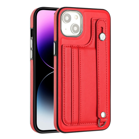جراب هاتف جلدي مقاوم للصدمات مع حزام معصم، مناسب لأجهزة iPhone 15 Pro Max وiPhone 14 وiPhone 14 Plus وiPhone 15 Pro وiPhone 15 Plus وiPhone 14 Pro وiPhone 14 Pro Max وiPhone 15