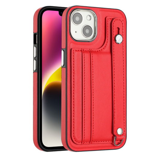 جراب هاتف جلدي مقاوم للصدمات مع حزام معصم، مناسب لأجهزة iPhone 13 وiPhone 13 Pro وiPhone 13 Pro Max وiPhone 12 / 12 Pro وiPhone 12 Pro Max وiPhone 11 وiPhone 11 Pro وiPhone 11 Pro Max