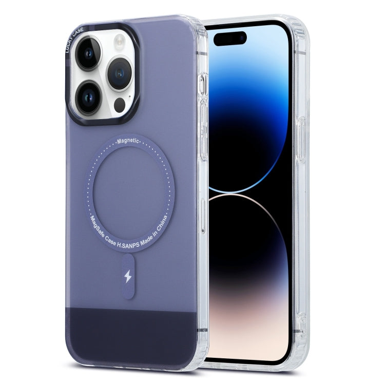 جراب هاتف مغناطيسي IMD MagSafe من البولي كربونات + TPU، مناسب لأجهزة iPhone 11 وiPhone 15 Pro Max وiPhone 15 Pro وiPhone 15 Plus وiPhone 15
