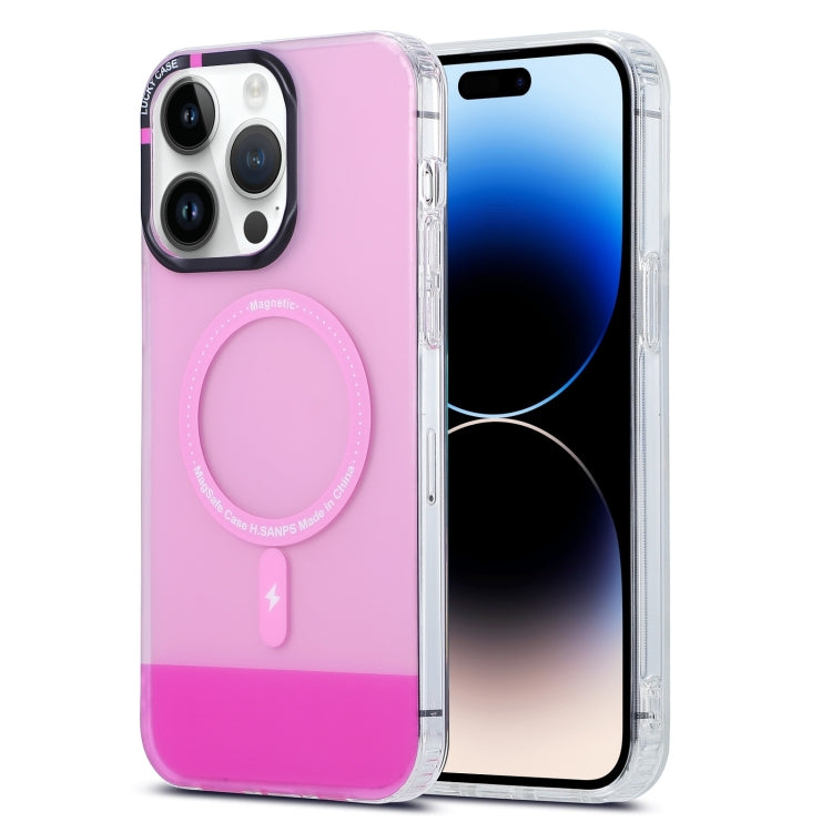 جراب هاتف مغناطيسي IMD MagSafe من البولي كربونات + TPU، مناسب لأجهزة iPhone 11 وiPhone 15 Pro Max وiPhone 15 Pro وiPhone 15 Plus وiPhone 15