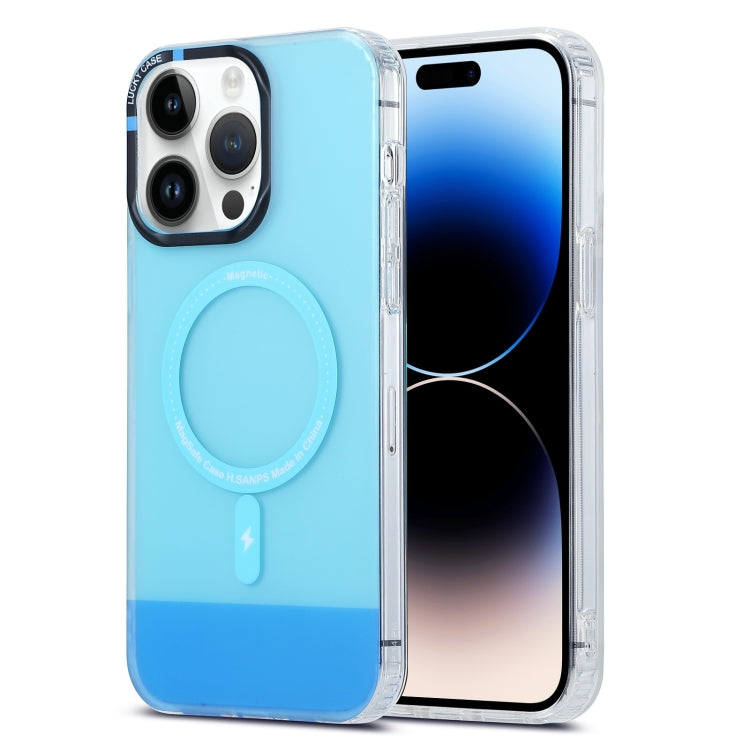 جراب هاتف مغناطيسي IMD MagSafe من البولي كربونات + TPU، مناسب لأجهزة iPhone 11 وiPhone 15 Pro Max وiPhone 15 Pro وiPhone 15 Plus وiPhone 15