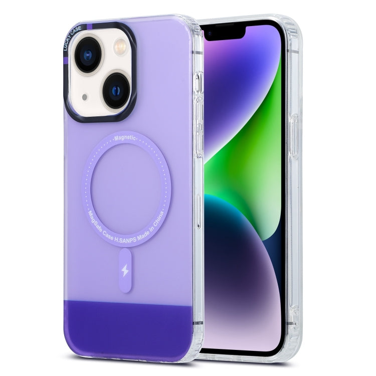 جراب هاتف مغناطيسي IMD MagSafe من البولي كربونات + TPU، مناسب لأجهزة iPhone 11 وiPhone 15 Pro Max وiPhone 15 Pro وiPhone 15 Plus وiPhone 15