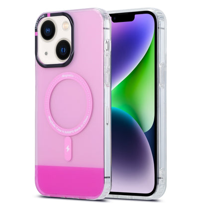 جراب هاتف مغناطيسي IMD MagSafe من البولي كربونات + TPU، مناسب لأجهزة iPhone 11 وiPhone 15 Pro Max وiPhone 15 Pro وiPhone 15 Plus وiPhone 15