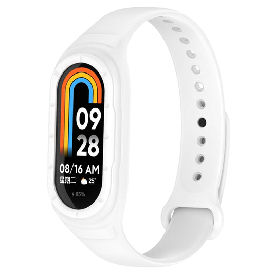 سوار ساعة بديل من السيليكون المتكامل، لساعة Xiaomi Mi Band 8