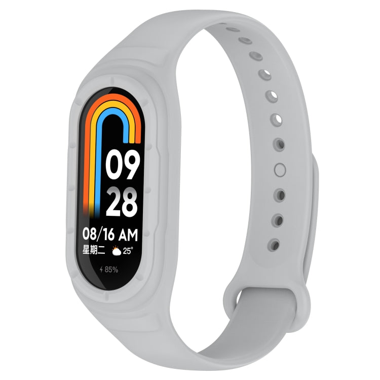 سوار ساعة بديل من السيليكون المتكامل، لساعة Xiaomi Mi Band 8