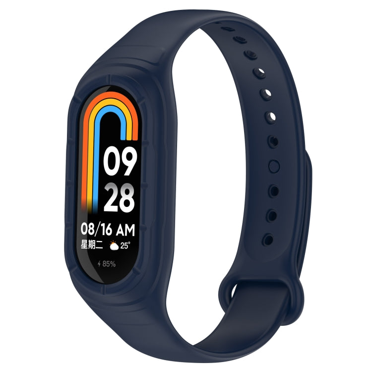 سوار ساعة بديل من السيليكون المتكامل، لساعة Xiaomi Mi Band 8