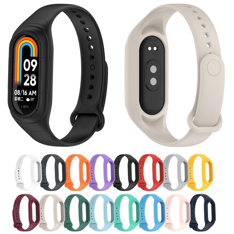 سوار ساعة بديل من السيليكون المتكامل، لساعة Xiaomi Mi Band 8