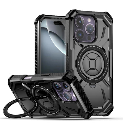 Armor Series Holder Phone Case, For iPhone 16 Pro Max, For iPhone 16 Pro, For iPhone 16 Plus, For iPhone 16, For iPhone 15 Pro Max, For iPhone 15 Pro, For iPhone 15 Plus, For iPhone 15, For iPhone SE 2022 / 2020 / 8 / 7
