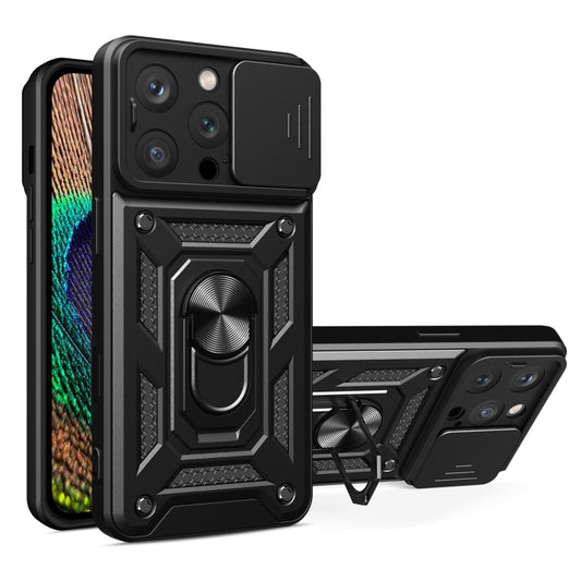 جراب هاتف من البولي يوريثان الحراري والكمبيوتر بتصميم غطاء كاميرا منزلق، مناسب لأجهزة iPhone 16 Pro وiPhone 16 Plus وiPhone 16 وiPhone 15 Pro
