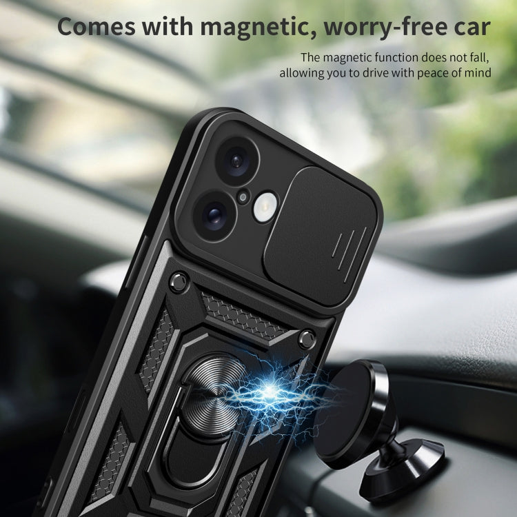 Sliding Camera TPU iPhone Case, 16 Plus/16./15 Pro Max