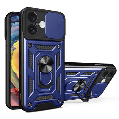 جراب هاتف من البولي يوريثان الحراري والكمبيوتر بتصميم غطاء كاميرا منزلق، مناسب لأجهزة iPhone 16 Pro وiPhone 16 Plus وiPhone 16 وiPhone 15 Pro