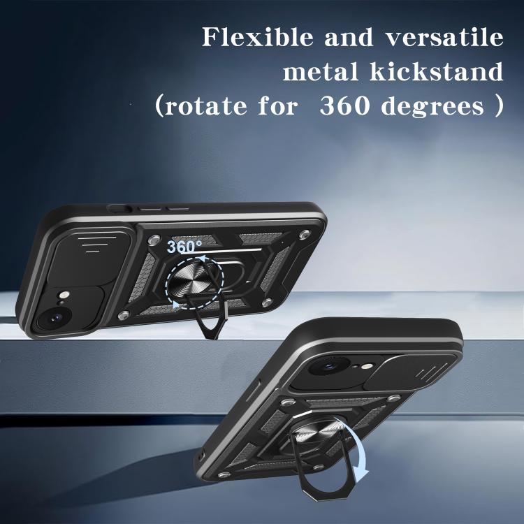 Sliding Camera TPU iPhone Case, 16e/16 pro max/16 plus/16 pro/16.