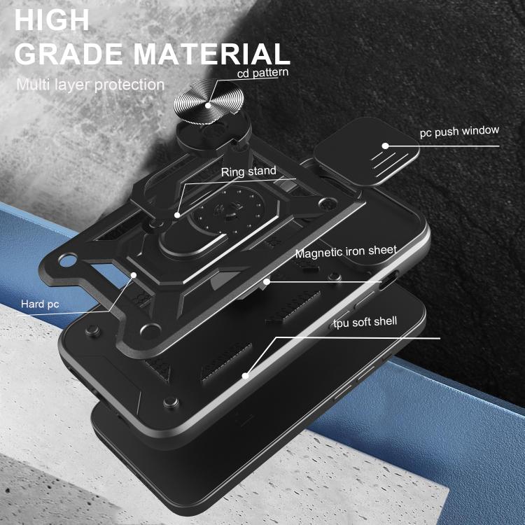 Sliding Camera TPU iPhone Case, 16e/16 pro max/16 plus/16 pro/16.