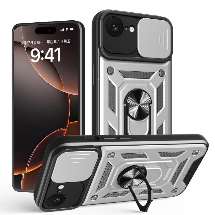 Sliding Camera TPU iPhone Case, 16e/16 pro max/16 plus/16 pro/16.