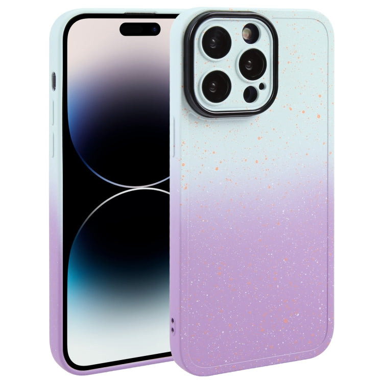 Gradient Starry Silicone Phone Case with Lens Film, For iPhone 14 Plus, For iPhone 15 Pro Max, For iPhone 14, For iPhone 15 Pro, For iPhone 15 Plus, For iPhone 14 Pro, For iPhone 15, For iPhone 14 Pro Max