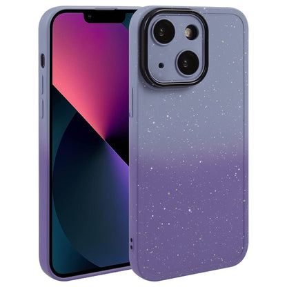 Gradient Starry Silicone Phone Case with Lens Film, For iPhone 13 Pro Max, For iPhone 13 Pro, For iPhone 13, For iPhone 12, For iPhone 12 Pro Max, For iPhone 12 Pro, For iPhone 11 Pro Max, For iPhone 11