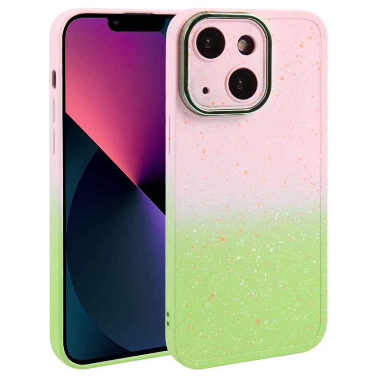 Gradient Starry Silicone Phone Case with Lens Film, For iPhone 13 Pro Max, For iPhone 13 Pro, For iPhone 13, For iPhone 12, For iPhone 12 Pro Max, For iPhone 12 Pro, For iPhone 11 Pro Max, For iPhone 11