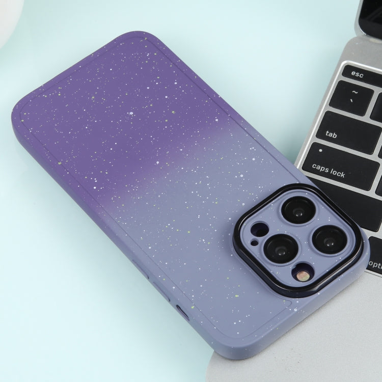 Gradient Starry Silicone Phone Case with Lens Film, For iPhone 13 Pro Max, For iPhone 13 Pro, For iPhone 13, For iPhone 12, For iPhone 12 Pro Max, For iPhone 12 Pro, For iPhone 11 Pro Max, For iPhone 11