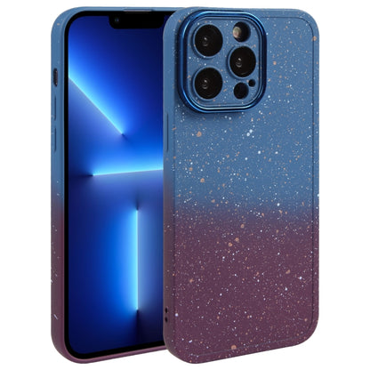 Gradient Starry Silicone Phone Case with Lens Film, For iPhone 13 Pro Max, For iPhone 13 Pro, For iPhone 13, For iPhone 12, For iPhone 12 Pro Max, For iPhone 12 Pro, For iPhone 11 Pro Max, For iPhone 11