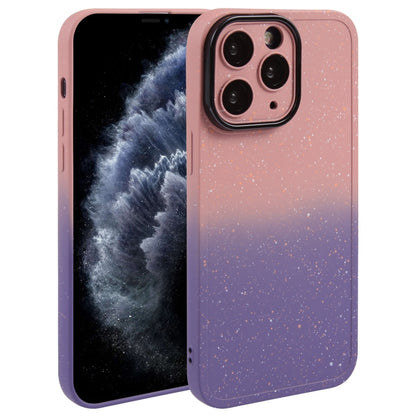 Gradient Starry Silicone Phone Case with Lens Film, For iPhone 13 Pro Max, For iPhone 13 Pro, For iPhone 13, For iPhone 12, For iPhone 12 Pro Max, For iPhone 12 Pro, For iPhone 11 Pro Max, For iPhone 11