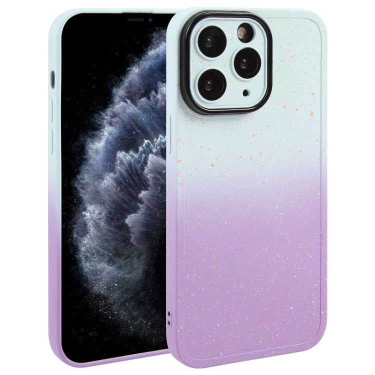 Gradient Starry Silicone Phone Case with Lens Film, For iPhone 13 Pro Max, For iPhone 13 Pro, For iPhone 13, For iPhone 12, For iPhone 12 Pro Max, For iPhone 12 Pro, For iPhone 11 Pro Max, For iPhone 11