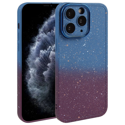 Gradient Starry Silicone Phone Case with Lens Film, For iPhone 13 Pro Max, For iPhone 13 Pro, For iPhone 13, For iPhone 12, For iPhone 12 Pro Max, For iPhone 12 Pro, For iPhone 11 Pro Max, For iPhone 11