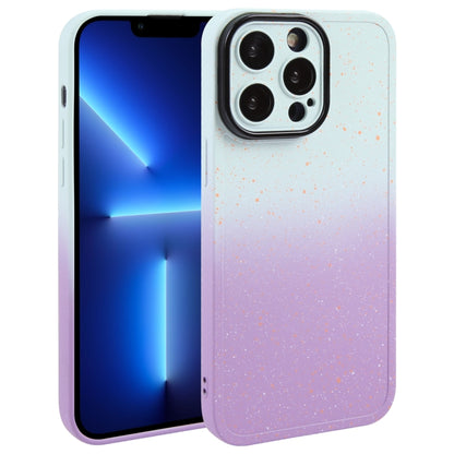 Gradient Starry Silicone Phone Case with Lens Film, For iPhone 13 Pro Max, For iPhone 13 Pro, For iPhone 13, For iPhone 12, For iPhone 12 Pro Max, For iPhone 12 Pro, For iPhone 11 Pro Max, For iPhone 11