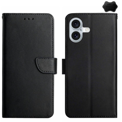 Genuine Leather Fingerprint-proof Flip Phone Case, For iPhone 16 Pro Max, For iPhone 16 Pro, For iPhone 16 Plus, For iPhone 16, iPhone 16e, For iPhone 15 Pro Max, For iPhone 15 Pro, For iPhone 15 Plus, For iPhone 15