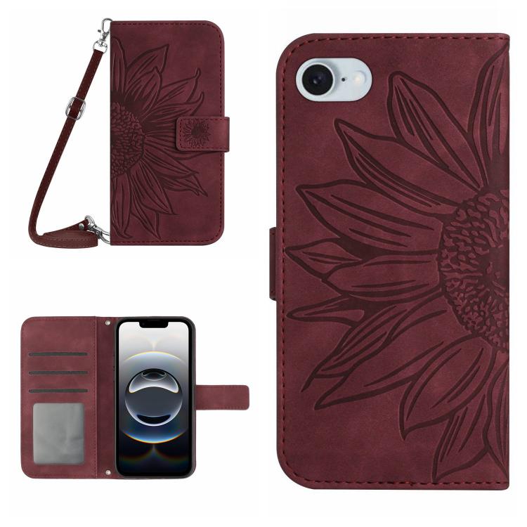 Leather iPhone Case with Lanyard, 16e/15 Pro Max