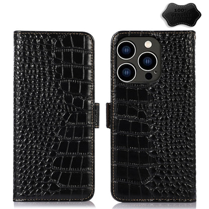 Crocodile Top Layer Cowhide Leather Phone Case, For iPhone 17 Pro Max, For iPhone 17 Pro, For iPhone 17, For iPhone 17 Air, For iPhone 16e, For iPhone 16 Pro Max, For iPhone 16 Pro, For iPhone 16 Plus, For iPhone 16, For iPhone 15 Pro Max��������������...
