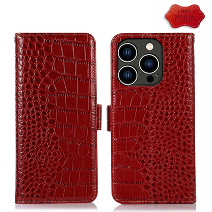 Crocodile Top Layer Cowhide Leather Phone Case, For iPhone 17 Pro Max, For iPhone 17 Pro, For iPhone 17, For iPhone 17 Air, For iPhone 16e, For iPhone 16 Pro Max, For iPhone 16 Pro, For iPhone 16 Plus, For iPhone 16, For iPhone 15 Pro Max��������������...