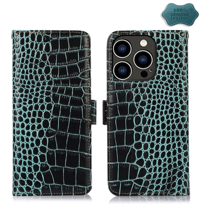 Crocodile Top Layer Cowhide Leather Phone Case, For iPhone 17 Pro Max, For iPhone 17 Pro, For iPhone 17, For iPhone 17 Air, For iPhone 16e, For iPhone 16 Pro Max, For iPhone 16 Pro, For iPhone 16 Plus, For iPhone 16, For iPhone 15 Pro Max��������������...