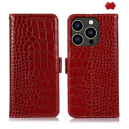 Crocodile Top Layer Cowhide Leather Phone Case, For iPhone 17 Pro Max, For iPhone 17 Pro, For iPhone 17, For iPhone 17 Air, For iPhone 16e, For iPhone 16 Pro Max, For iPhone 16 Pro, For iPhone 16 Plus, For iPhone 16, For iPhone 15 Pro Max��������������...