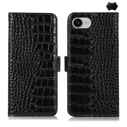 Crocodile Top Layer Cowhide Leather Phone Case, For iPhone 17 Pro Max, For iPhone 17 Pro, For iPhone 17, For iPhone 17 Air, For iPhone 16e, For iPhone 16 Pro Max, For iPhone 16 Pro, For iPhone 16 Plus, For iPhone 16, For iPhone 15 Pro Max��������������...