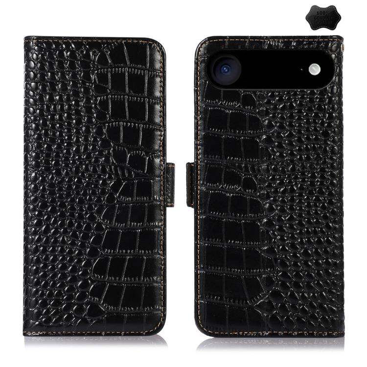 Crocodile Top Layer Cowhide Leather Phone Case, For iPhone 17 Pro Max, For iPhone 17 Pro, For iPhone 17, For iPhone 17 Air, For iPhone 16e, For iPhone 16 Pro Max, For iPhone 16 Pro, For iPhone 16 Plus, For iPhone 16, For iPhone 15 Pro Max��������������...
