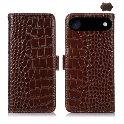 Crocodile Top Layer Cowhide Leather Phone Case, For iPhone 17 Pro Max, For iPhone 17 Pro, For iPhone 17, For iPhone 17 Air, For iPhone 16e, For iPhone 16 Pro Max, For iPhone 16 Pro, For iPhone 16 Plus, For iPhone 16, For iPhone 15 Pro Max��������������...