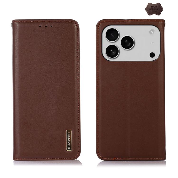 KHAZNEH Nappa Top Layer Cowhide Leather Phone Case, For iPhone 17 Pro Max, For iPhone 17 Pro, For iPhone 17, For iPhone 17 Air, For iPhone 16e, For iPhone 16 Pro Max, For iPhone 16 Pro, For iPhone 16 Plus, For iPhone 16, For iPhone 15 Pro Max����������...