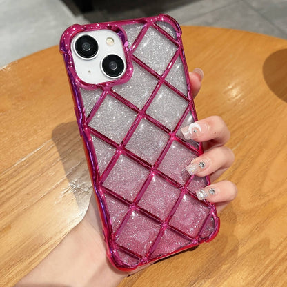 3D Diamond Lattice Laser Engraving Glitter Paper Phone Case, For iPhone 14 / 13, For iPhone 15 Pro Max, For iPhone 14 Pro, For iPhone 15 Pro, For iPhone 14 Pro Max, For iPhone 13 Pro Max, For iPhone 15, For iPhone 13 Pro
