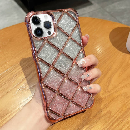 3D Diamond Lattice Laser Engraving Glitter Paper Phone Case, For iPhone 14 / 13, For iPhone 15 Pro Max, For iPhone 14 Pro, For iPhone 15 Pro, For iPhone 14 Pro Max, For iPhone 13 Pro Max, For iPhone 15, For iPhone 13 Pro