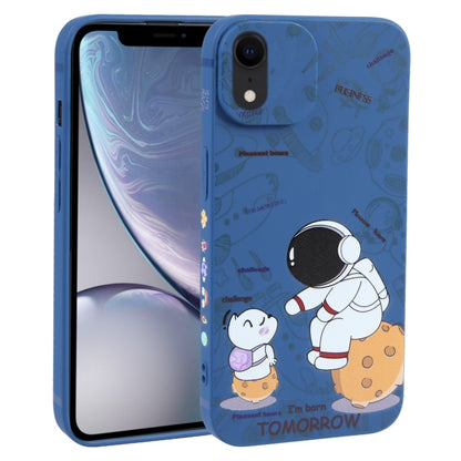Astronaut Pattern Frosted TPU Phone Case, For iPhone XS / X, For iPhone XR, For iPhone XS Max, For iPhone 8 Plus / 7 Plus